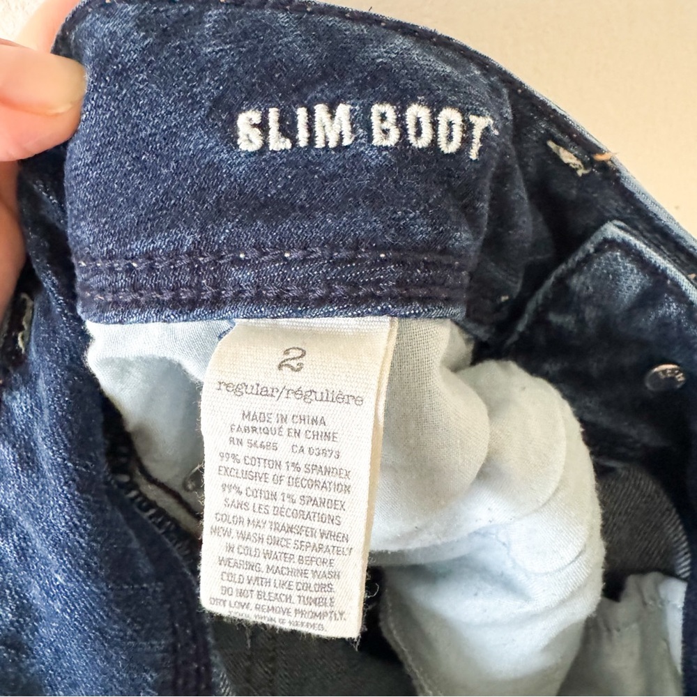 American Eagle Women's Slim Boot Stretch Jeans Size 2 - Picture 8 of 9
